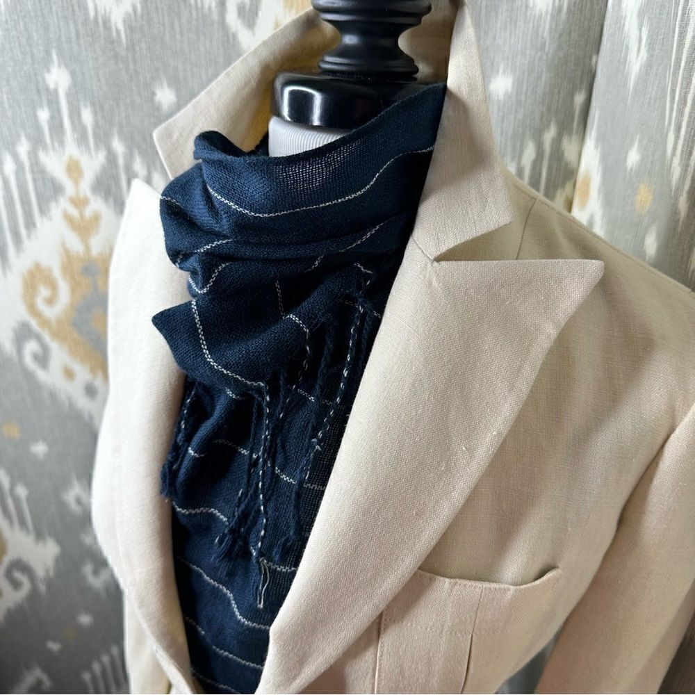 Ralph Lauren Blue Label South Shore Linen Jacket in Cream - Picture 8 of 16